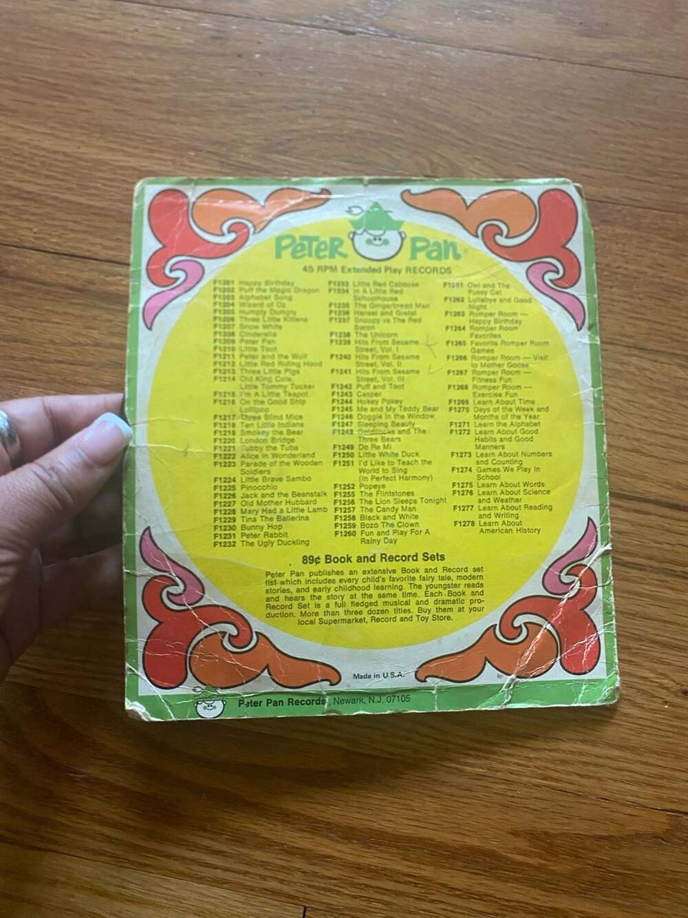 Vintage 'maestro Bugs' 45 7" Record Peter Pan Records 1973 the New Adven of Bugs